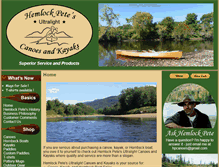 Tablet Screenshot of hpcanoes.com